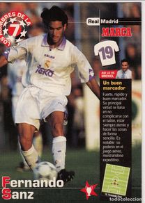 Collectionnisme sportif: los hombres de la 7 copa de europa f. sanz (reverso h7marca-visitar) medidas 145-105mm